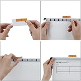MerryNine Suspension Files A4 15pcs White with Tabs Card Inserts (34.8cm x view 4