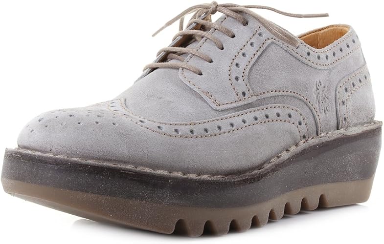 womens grey brogues uk
