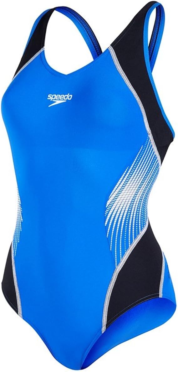 Speedo Damen Badeanzug Fit Splice Muscleback Amazon.de Bekleidung