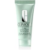 Clinique 7 Day Daily Gentle Face Exfoliator Lightweight Scrub Cream For All Skin Types | Mild Face Scrub With Silica | Exfoliating + Refining