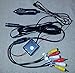 Headrest DVD Player Cigarette Lighter Power Supply CABE +AV Cable- Small END…