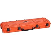 MEIJIA Portable Rolling Waterproof All Weather Hard Rifle Case,Gun case with Wheels,Customizable Fit Foam Included,Fit for Rifle,Guns,Shotguns, Airsoft Gun