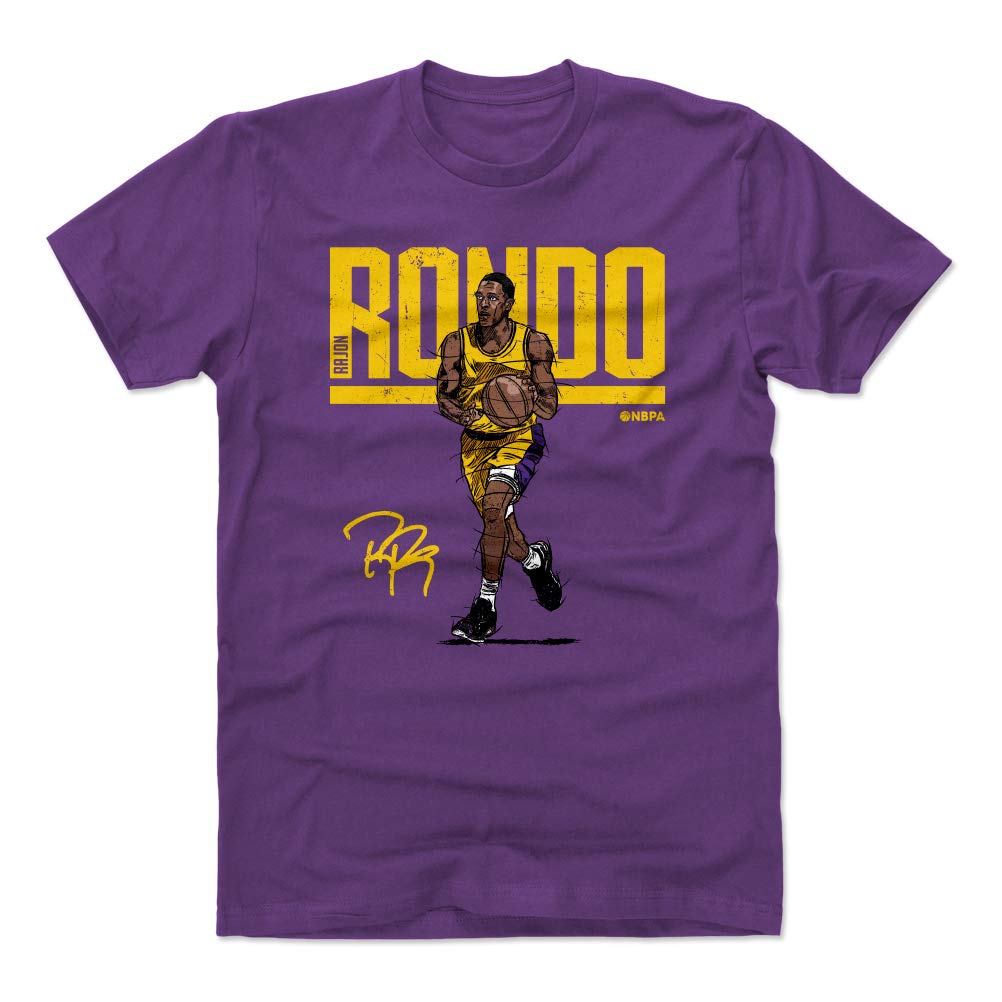 500 LEVEL Rajon Rondo Shirt - Los Angeles Basketball Men's Apparel - Rajon Rondo Hyper