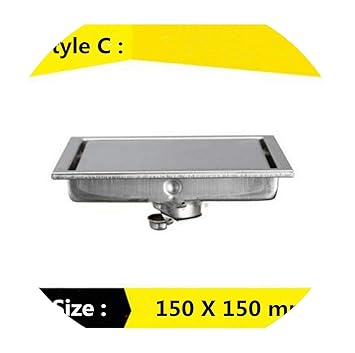 Amazon Com Drains11cm 15cm Modern Stainless Steel Bathroom Tile