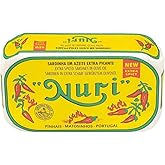 NURI Portuguese Sardines in Extra Spiced Olive Oil - 4 Pack - (4.4 oz cans)