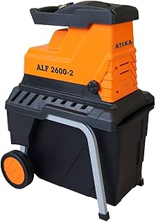 ATIKA ALF 2600-2 Leise-Walzenhäcksler Gartenhäcksler Schredder | 230V | 2600W