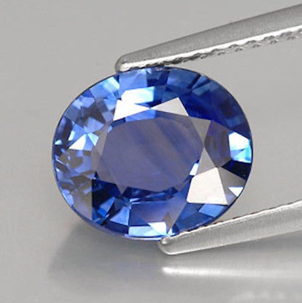 Jaz77 - Lab Created Synthetic Light Blue Sapphire Oval 14x10mm (1 pc) AAA Loose Gemstone