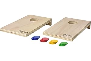 GoSports Coinshot Mini Tabletop Cornhole Game Set - Great Party Game for Travel - For Kids and Adults