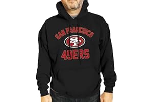 Team Fan Apparel NFL Adult Gameday Hooded Sweatshirt - Poly Fleece Cotton Blend - Stay Warm and Represent Your Team in Style