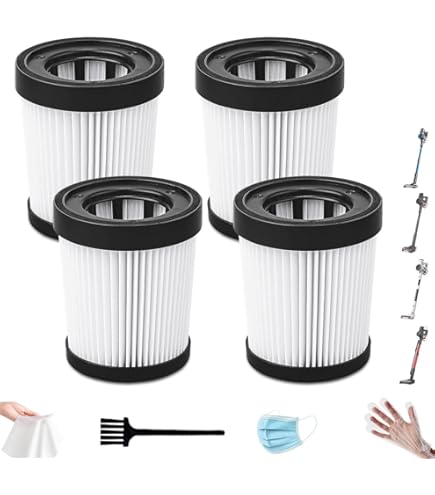 Lot De 4 Filtres HEPA Lavables De Rechange - Compatible Lubluelu 202, Oraimo OSV-102, Besswin W26, VacLife VL732 Et Autres