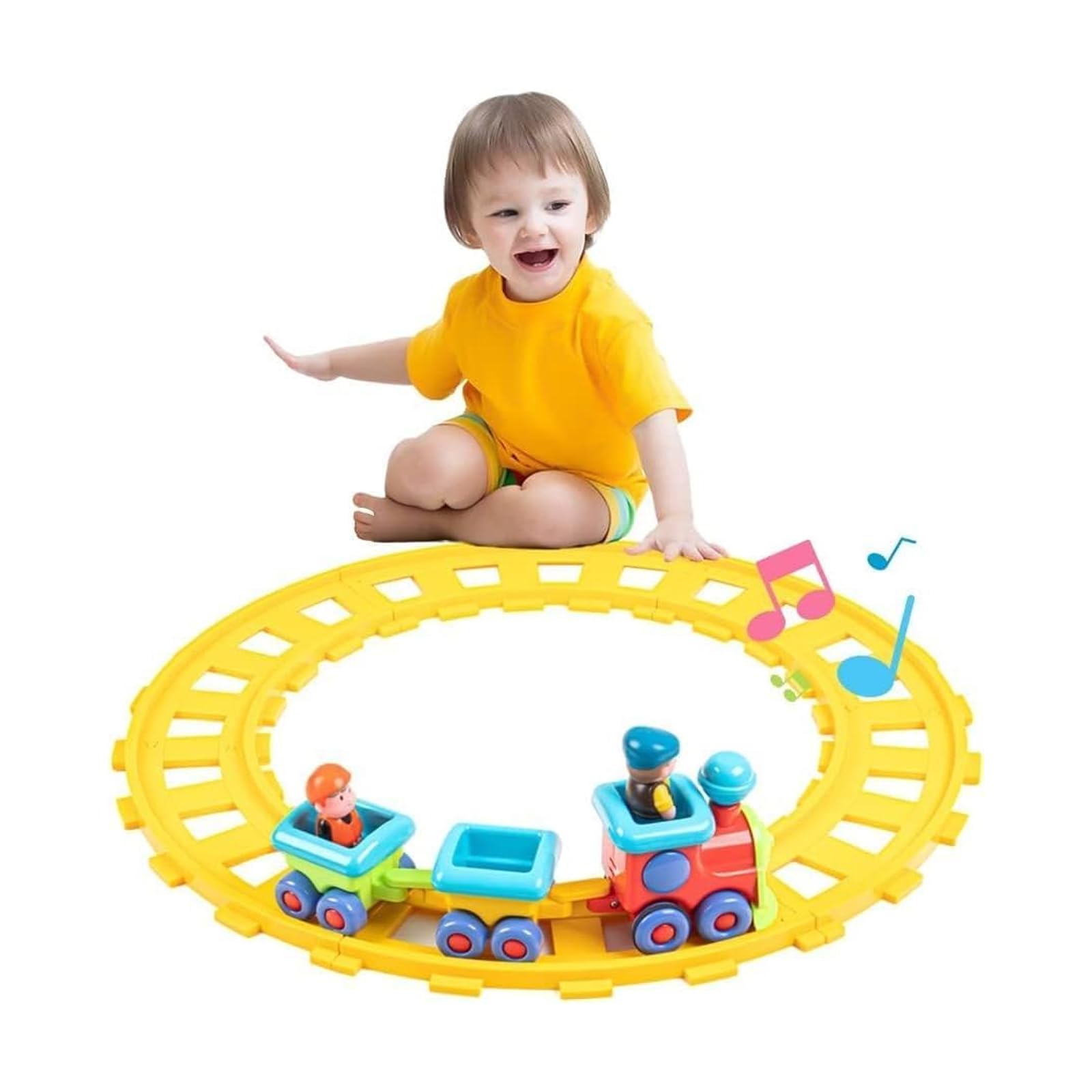 Photo 1 of Auspint Toy Train, Musical Electric Train Toys, Children's Electric Train Set, Train Tracks, Suitable for 12 to 18 Months Old, 12 to 3 to 4 Years Old Children as Birthday Gifts