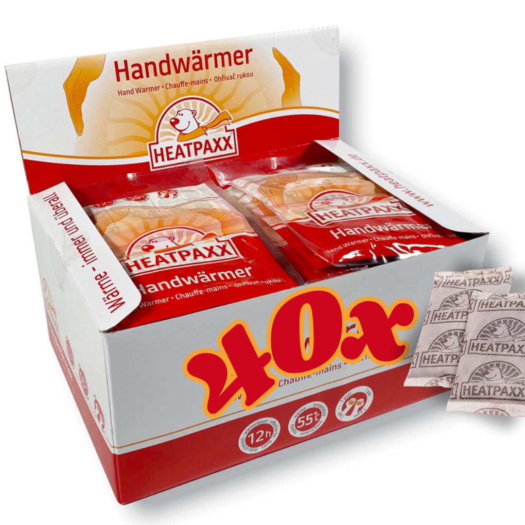 Heatpaxx HX201 Display Box of 40 Hand Warmers