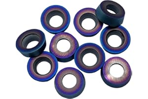 LAHDYFHOE GBJ 10pcs RPMW 1003 M0 R5 Lathe Quenched Turning Inserts Round carbide inserts Cutting Tools especially for hard steel parts on SRDCN Turning holder using (RPMW1003MO ZM1135)