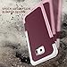 Galaxy S6 Edge Case, TILL(TM) Ultra Slim 3 Color Hybrid Impact Anti-slip Shockproof Soft TPU Hard PC Bumper Extra Front Raised Lip Case Cover for Samsung Galaxy S6 Edge S VI Edge G925 [Wine]