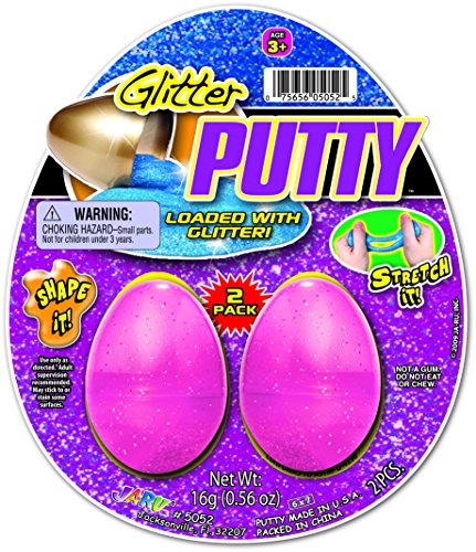 JaRu-Inc-Glitter-Putter--Silly-Putty-Loaded-With-Glitter--Pink-Eggs-2-Pack