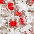 OUTEMU Red Switch 3-Pin Key Switch Replacemen - Cherry MX Equivalent DIY Replaceable Switches for Mechanical Gaming Keyboards(90PCS)