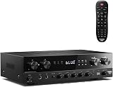 Donner Stereo Receiver 1000W 4 Channel Bluetooth 5.0 USB FM Karaoke Mic view 1