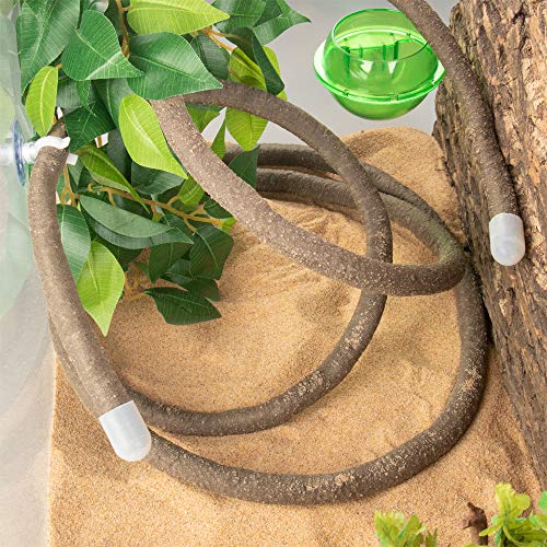 EONMIR 8Foot Reptile Vines, Flexible Jungle Climber Long Vines Habitat