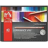 Caran D'Ache Lápis de Cor Luminance 40 Cores, 40 Cores