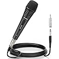 TONOR Dynamic Karaoke Microphone for Singing with 4.5m XLR Cable, Metal Handheld Mic Compatible with Karaoke Machine/Speaker/