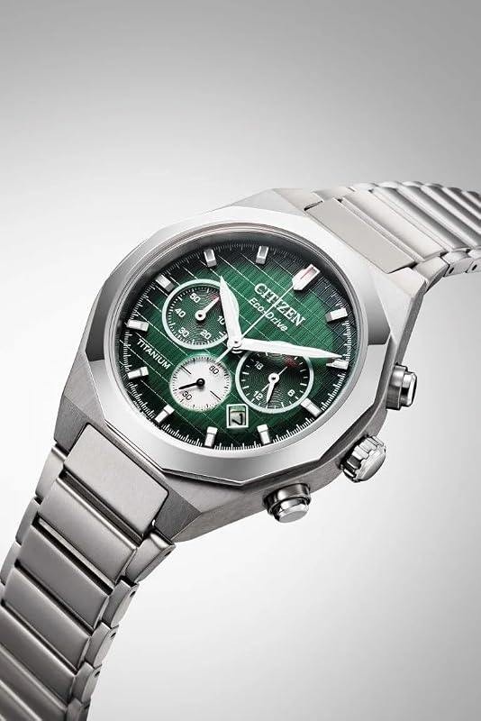 Men's Chronograph Eco-Drive Watch Zenshin Senkei