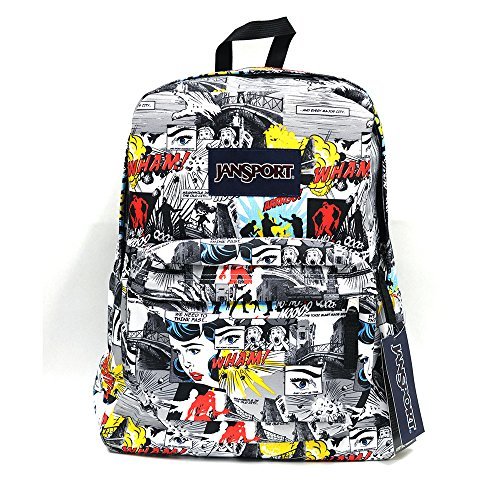 Classic Jansport Superbreak Backpack (Multi Comic Strip (T5010DY))