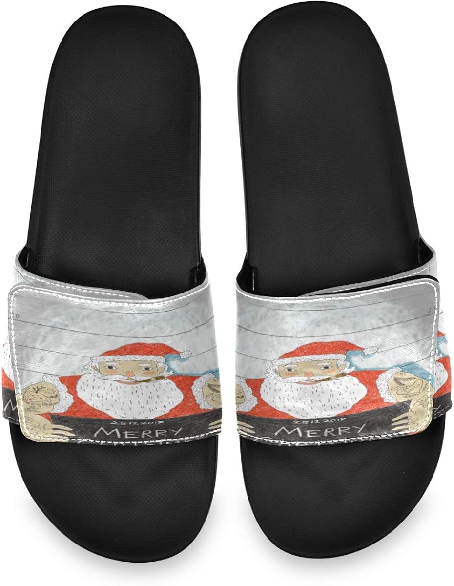 mens santa slippers