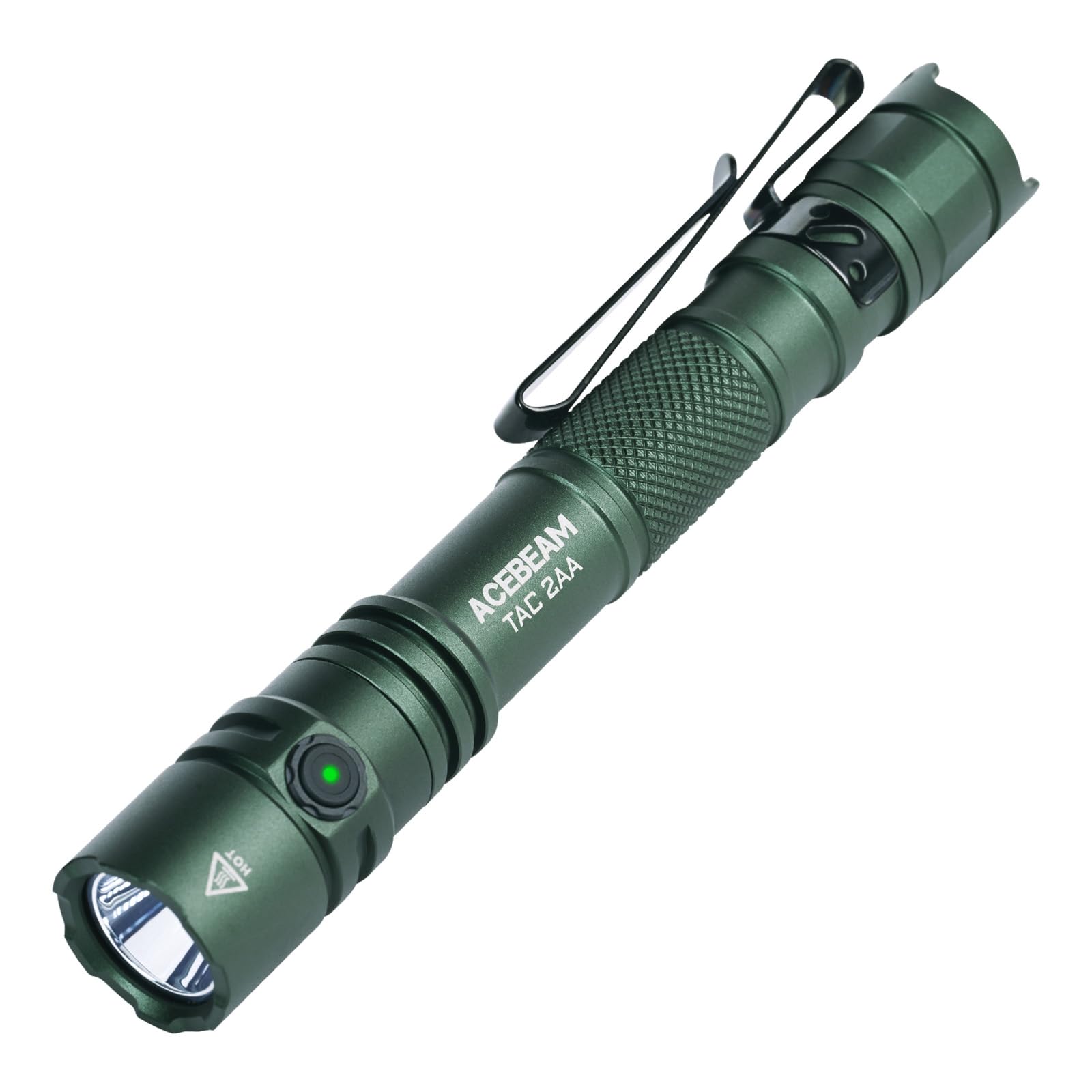 Photo 1 of ACEBEAM TAC 2AA EDC Tactical Dual Modes Flashlight Rechargeable, 1600 High Lumens Flashlight, Dual Switch Pocket LED Flashlight, Super Bright Small Flash Light for Emergency, Camping, Home