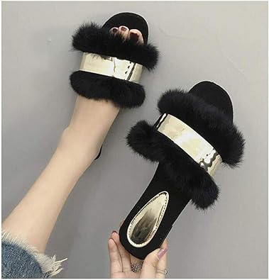 sandals furry