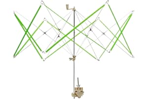RAGYZITY Yarn Swift Yarn Winder Yarn Ball Winder Knitting Yarn Holder, Umbrella Swift Yarn Winder, Hand Operated Bobbin Winder Holder, Weaving Ball Winders, Tabletop Knitting Yarn Holder (Green)