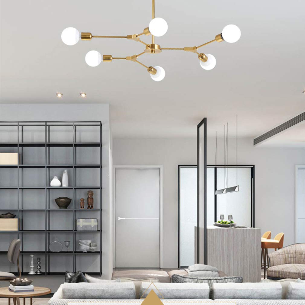 Sputnik Chandelier Fixture Semi Flush Mount Industrial Ceiling