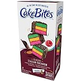 The Original Cakebites by Cookies United, Grab-and-Go Bite-Sized Snack (Classic Italian Rainbow, 8 Pack)