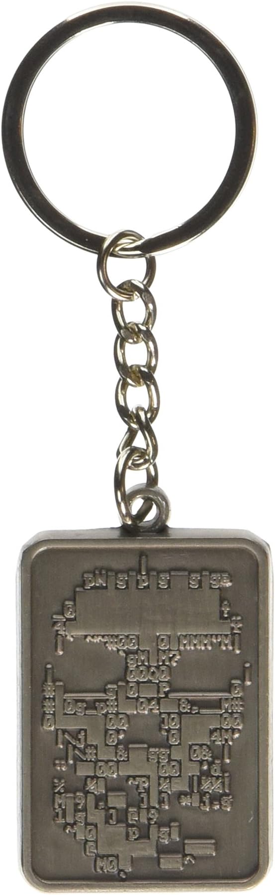 Watch Dogs Skull Metal Keychain