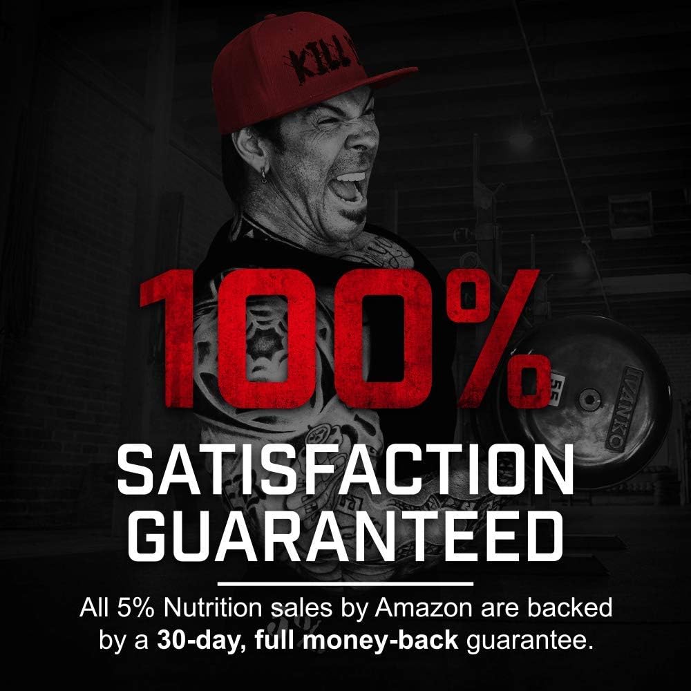 Rich Piana 5% Nutrition 5150 High Stim Pre-Workout Powder | Extreme Energy, Focus, Pumps & Endurance | 400 mg Caffeine, Citrulline, Beta Alanine, N-Acetyl L-Tyrosine | 30 Srvgs, Int'l (Wildberry): Health & Personal Care
