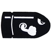 Big Bullet Embroidered Iron On Patch Cute Cartoon Game Backpack Bag Jean Jacket
