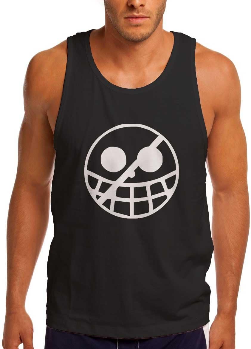 Donquixote Doflamingo One Piece Flag Jolly Roger Manga Anime Tank Top Men WB