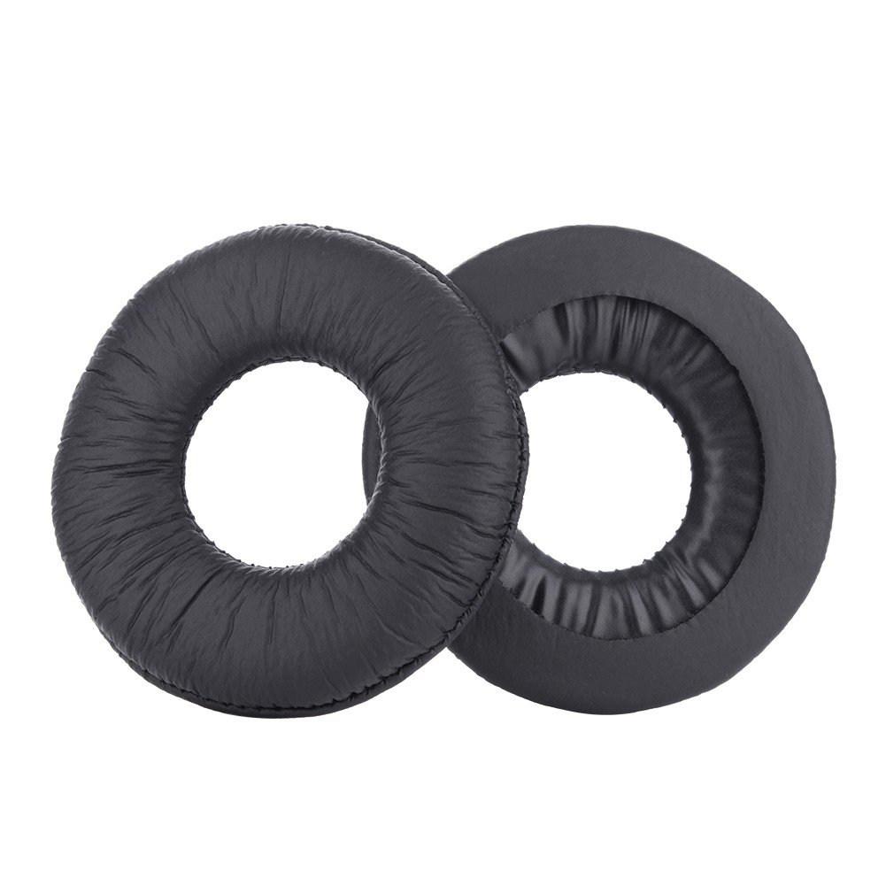 Soft Ear Pads, Replacement Leather Earpads Memory Foam Comfortable Ear Cushion 1 Pair-black for MDR-ZX110 V150 V250 V300 Headphones