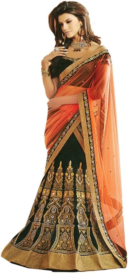 Utsav Women's Bollywood Designer Saree Lehenga
