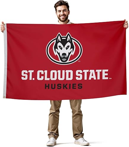 Amazon.com: St. Cloud State Huskies Arch Over Logo Officially