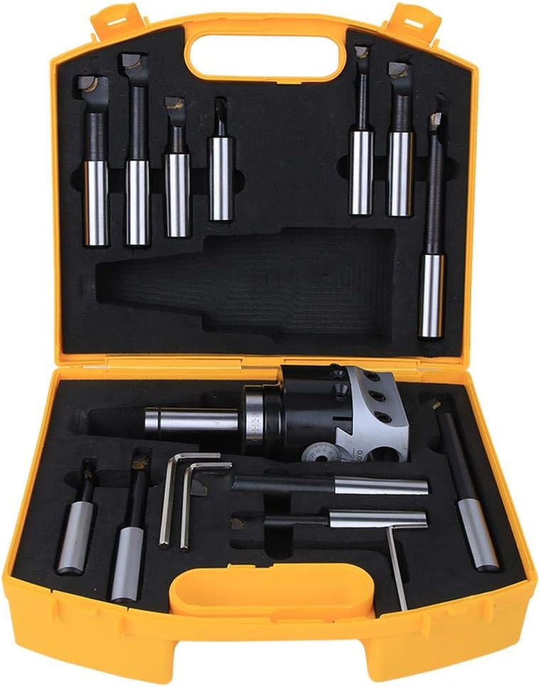 Vikye 75mm Boring Head Set 40CR C20-F1-18 Milling Tool Kits CNC High Accuracy