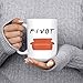 Pivot Friends Mug 15 oz Deluxe Large Double-Sided Mug