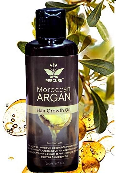 Buy Peecure Moroccan Argan Hair Fall Treatment Oil With Pure