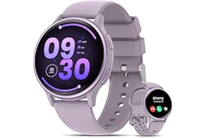 SANORUM Smart Watches for Women [Gifts for Women/Calls/Answer], 1.27" Smart Watches for Android Phones＆ iPhone Compatible, 24/7 Fitness Watch for Womens with Heart Rate/Sleep Monitor/Steps Monitor/Pedometer