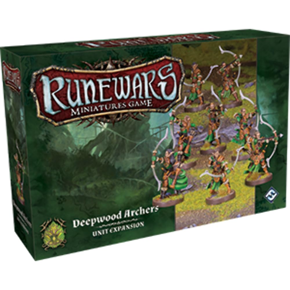 Fantasy Flight Games Deepwood Archers Expansion Pack: Runewars Miniatures Game