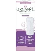 Organyc &ndash; 100% Organic Cotton Liners for Bladder Leaks, Ultra Thin, 24 Count