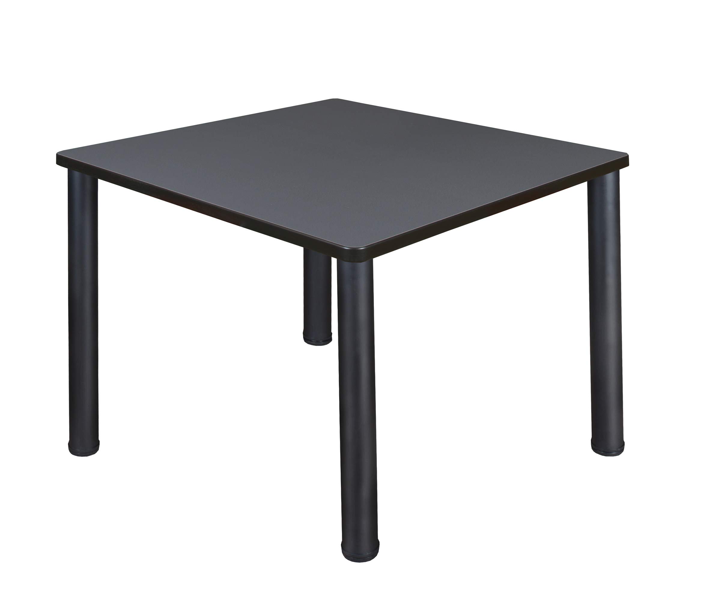 Photo 1 of ***TABLE TOP ONLY**

Kee 42" Square Breakroom Table- Grey/ Black