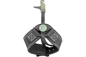 Stan SoleX WebConnect Index Finger Archery Bowhunting Release - Buckle Wrist Strap Open Hook Trigger Aid with Single-Sear Des