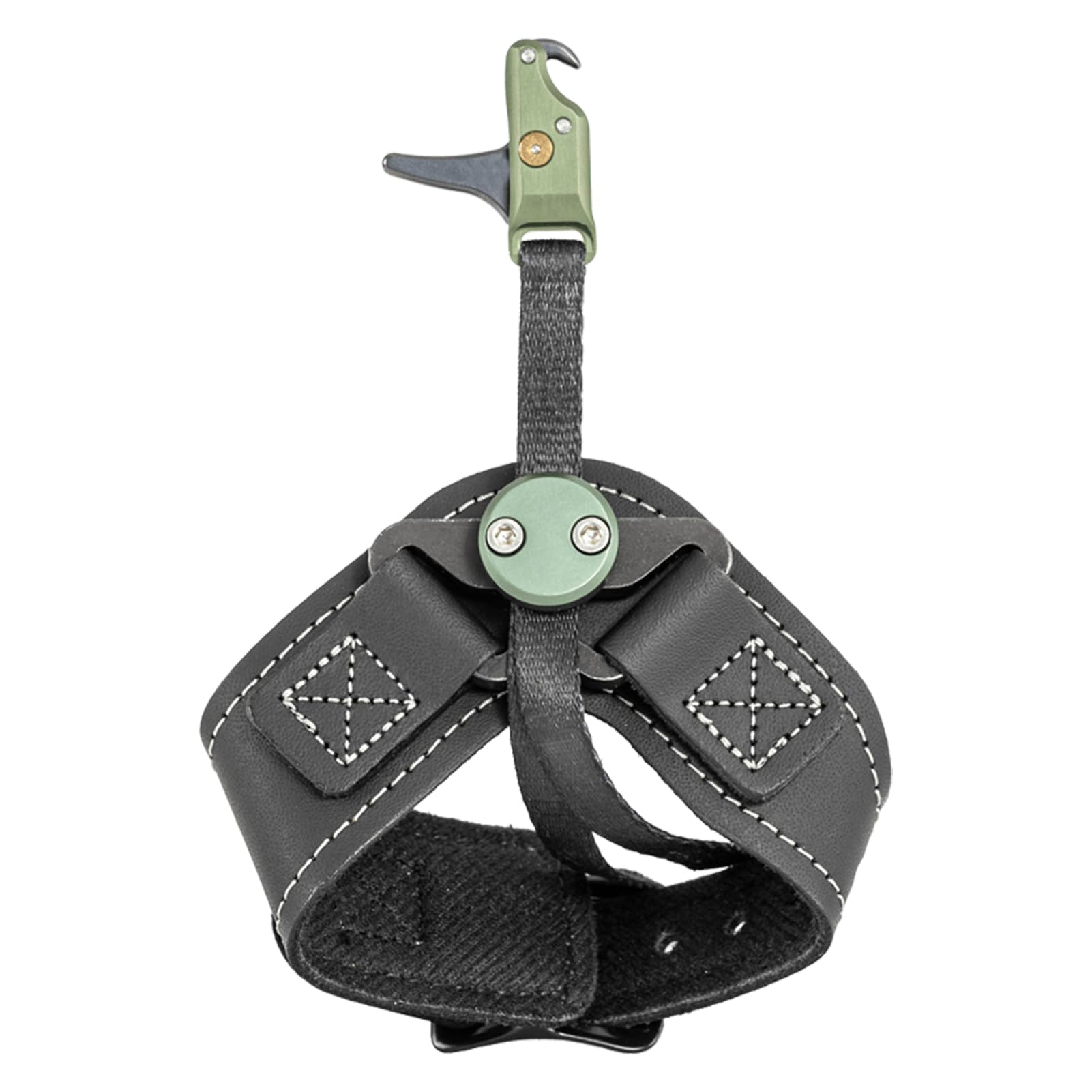 Photo 1 of Stan SoleX WebConnect Index Finger Archery Bowhunting Release - Buckle Wrist Strap Open Hook Trigger Aid with Single-Sear Design, Adjustable Length, Travel & Tension (8445)