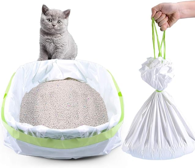 PETOCAT Litter Box Liners, Giant Jumbo Cat Litter Pan