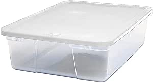 clear plastic storage bins with locking lids